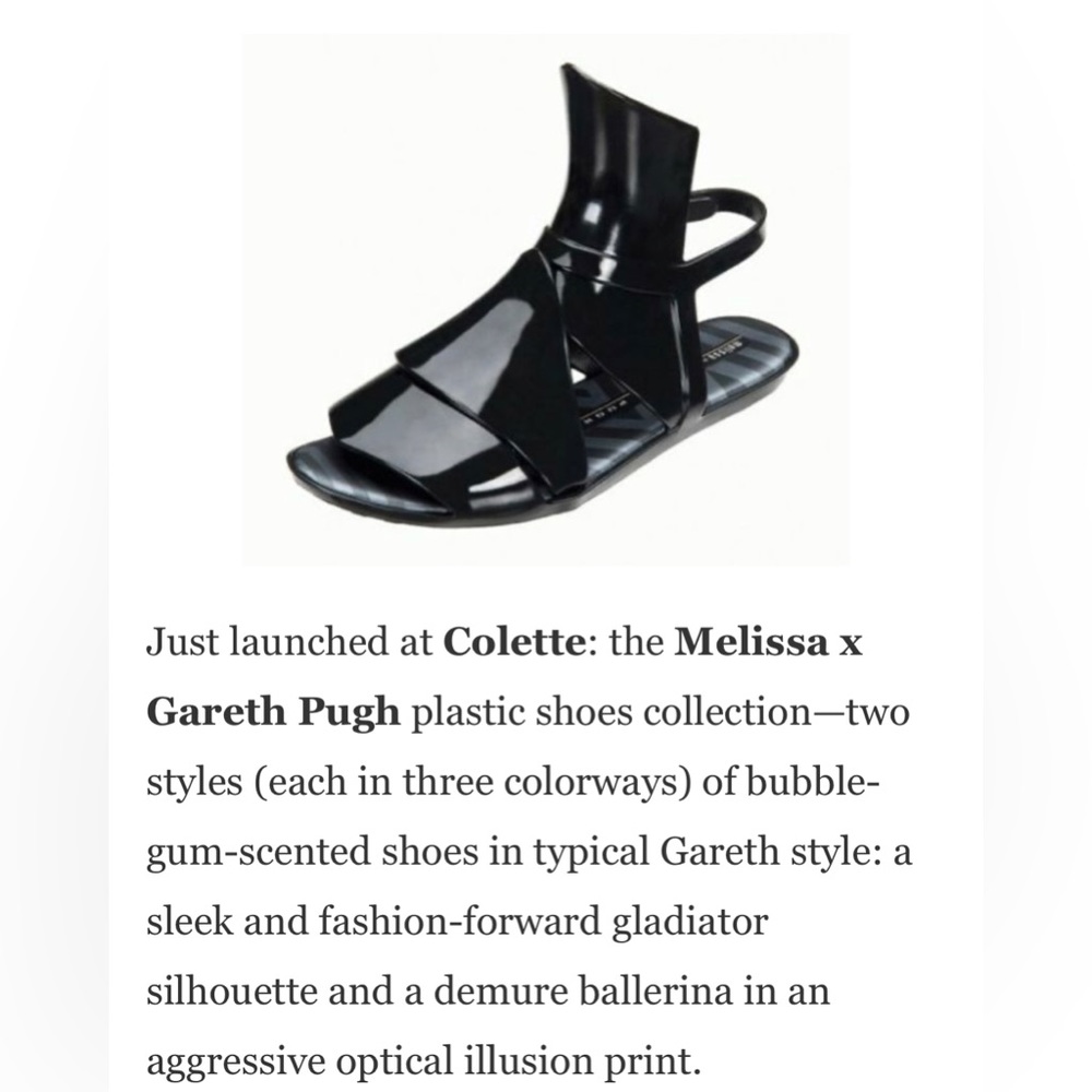 Mellissa + Gareth Pugh Aileron gladiator sandals